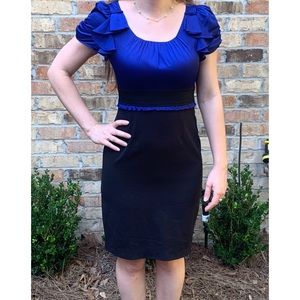 Max and Cleo Cocktail Work Dress Navy Black